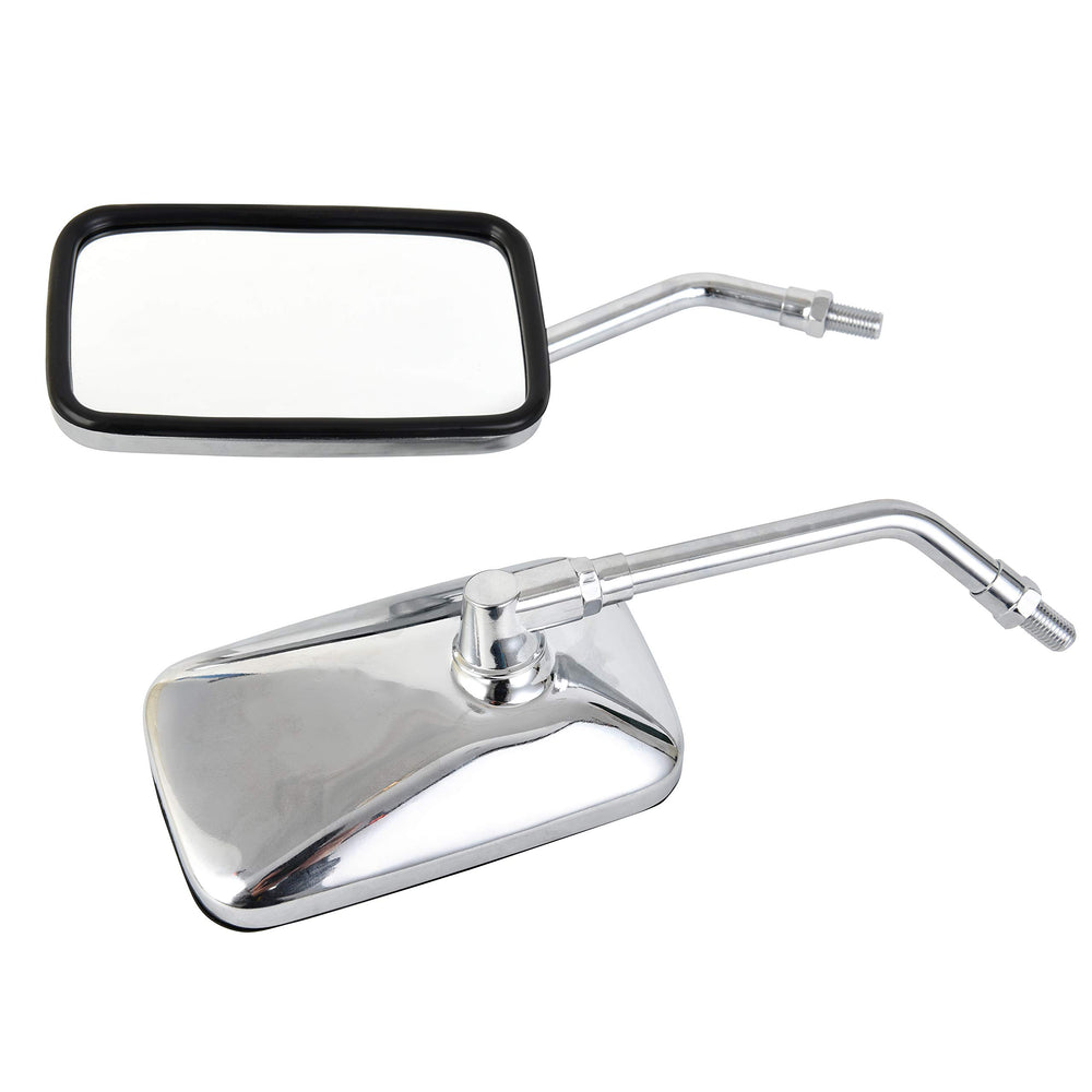Rawsomes chrome housing and aluminum stem delivering sturdy rear visibility.