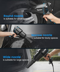 RAYBAO air cannon dryer narrow nozzle targets tight crevices for detailed drying