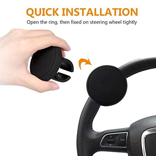 Rayfun metal C-ring inside ensures durable steering wheel support