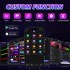 Rayhome LED Eyes controlled by Bluetooth app for customization
