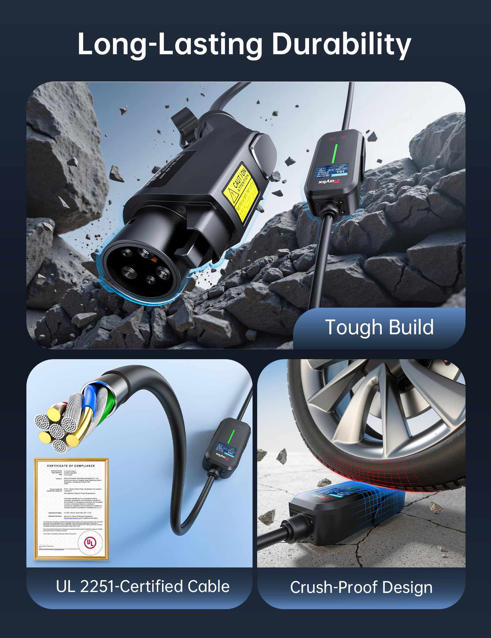 Raylix IP66 rated protection ensures durability in harsh environments.