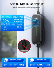 Raylix charger illustrating Level 1 and Level 2 connection ports.
