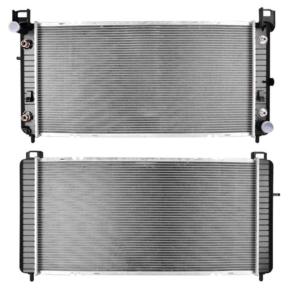 RAYTEN 2370 radiator core detail highlighting 26mm thickness for efficient heat transfer.