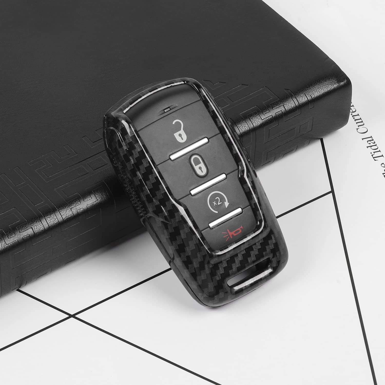 RAZPOY RAM key fob cover shows sleek look for personalized styling.