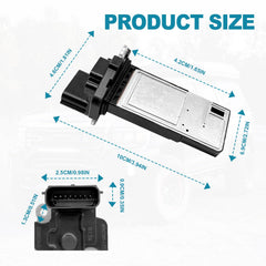 RBOKO MAF sensor back connector; secure electrical connection for steady data transmission.