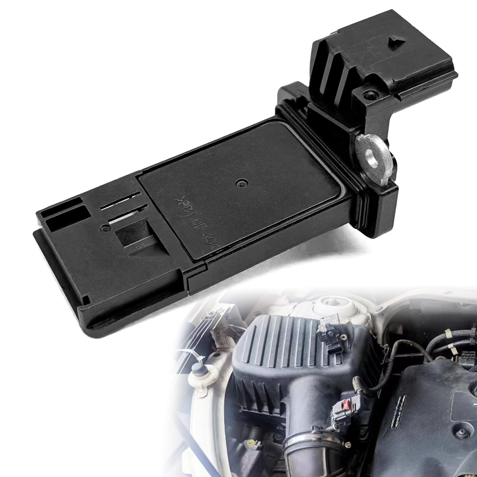 RBOKO MAF sensor front view; ready-to-fit across GM vehicles for reliable readings.