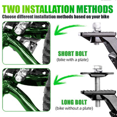 RBRL height-adjustable kickstand 33–40 cm fits a wide range of bikes.