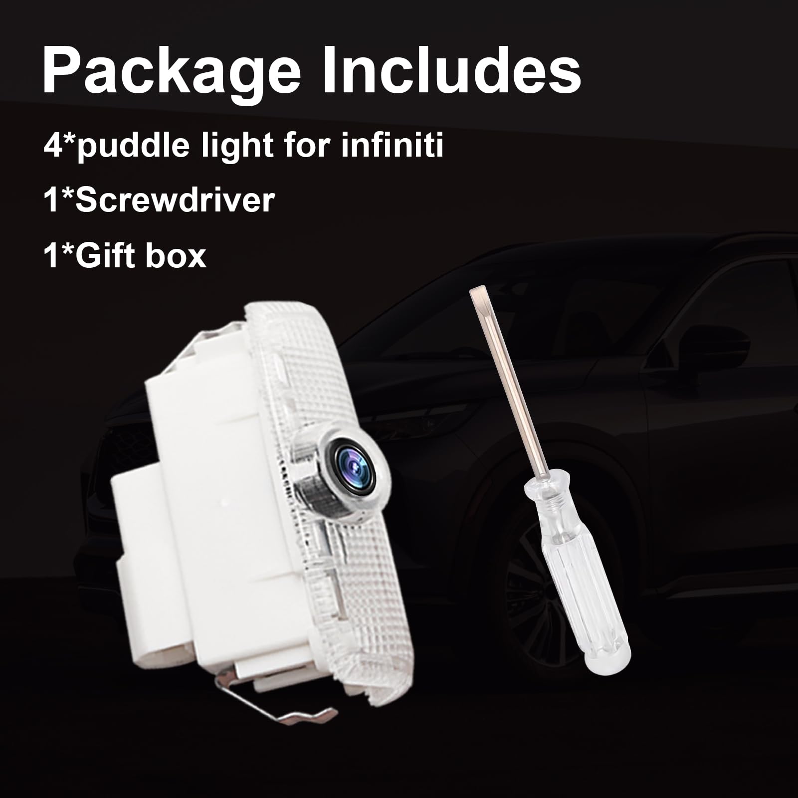 RCBDCYGJ Luxurious ambience and signaling with door logo lights