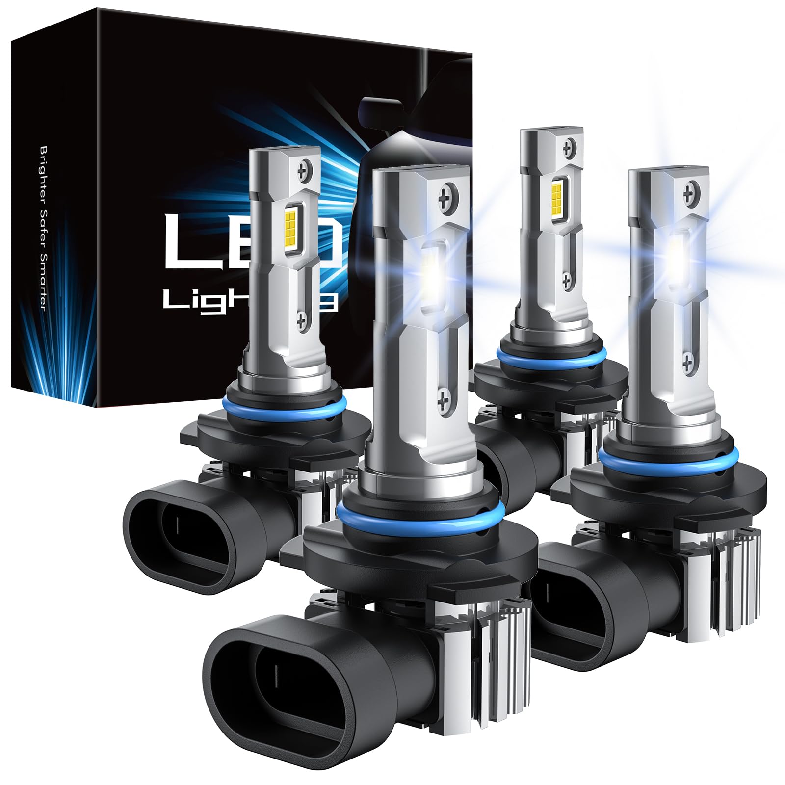 RCJ 9005 9006 bulbs combo installed for brighter night visibility