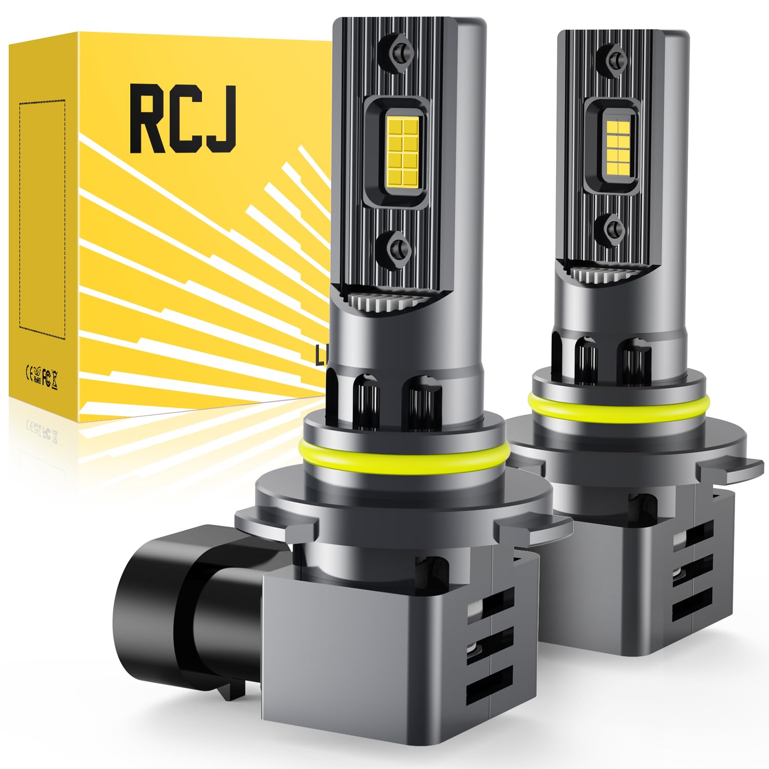 RCJ 9005 LED bulbs for fog light beam improve night visibility