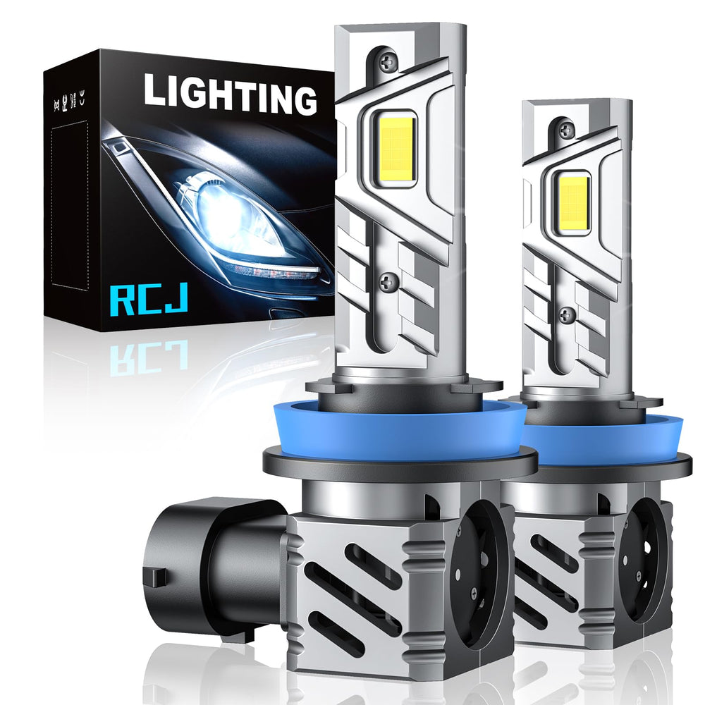 RCJ H11/H8/H9 fog bulbs in 1:1 mini size for easy, safe installation