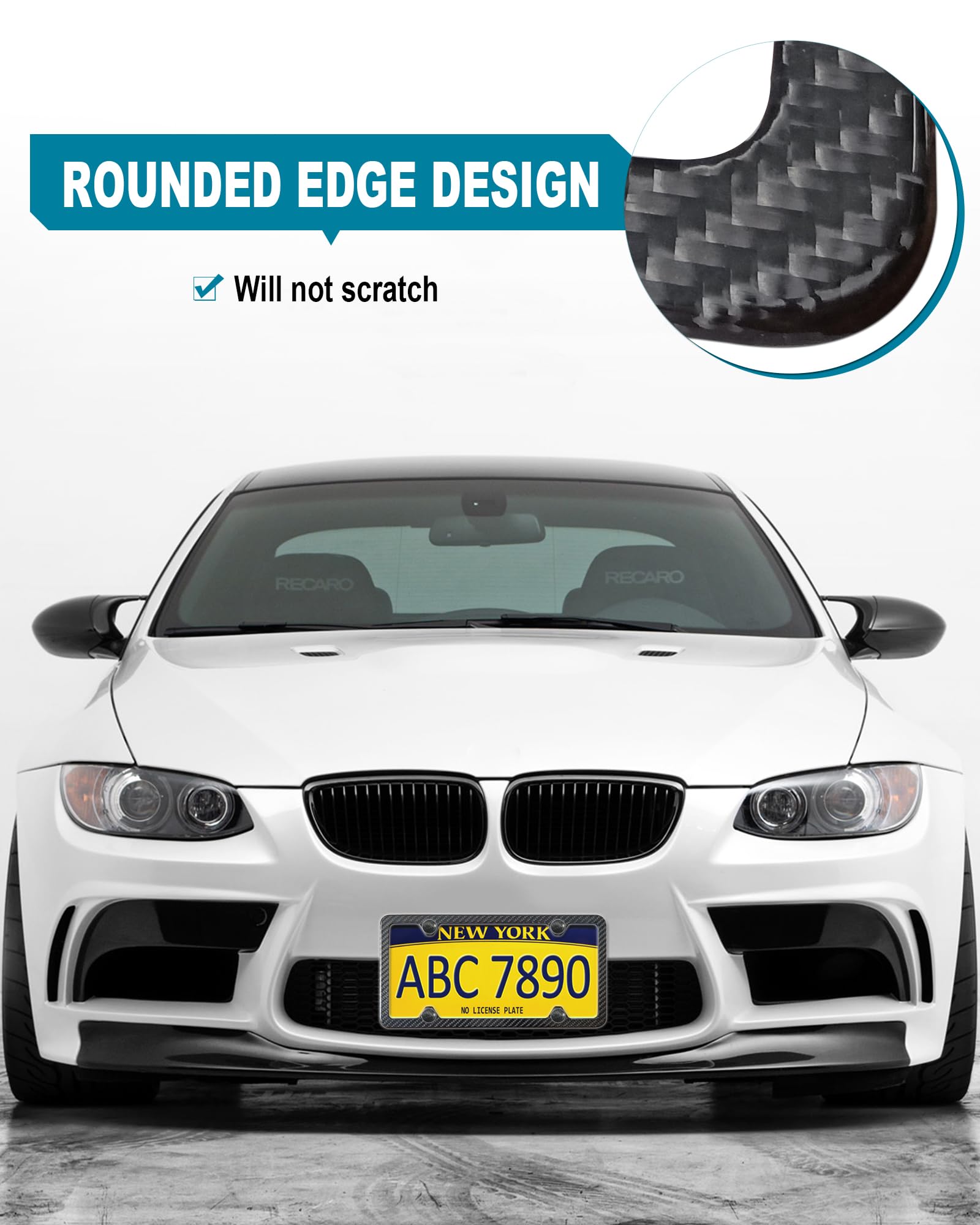 RCKJNJ foam pad backing reduces vibrations and protects paint.