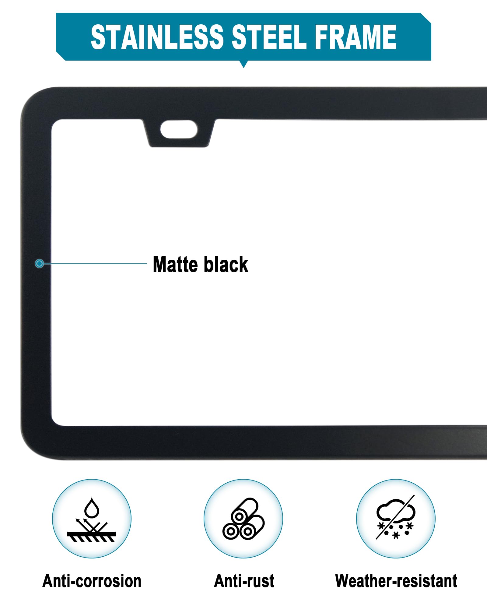 RCKJNJ included screws ensure quick, secure mounting.