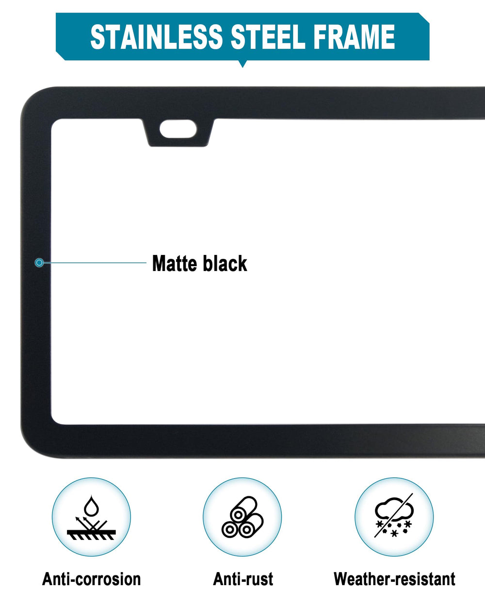 RCKJNJ included screws ensure quick, secure mounting.