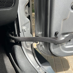 RDFUN two-piece door straps provide reliable door limiting and wire protection