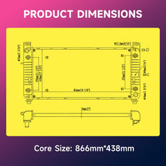 Readair core with dimensions 34-1/10 by 17-1/5 by 1 inch for efficient heat exchange