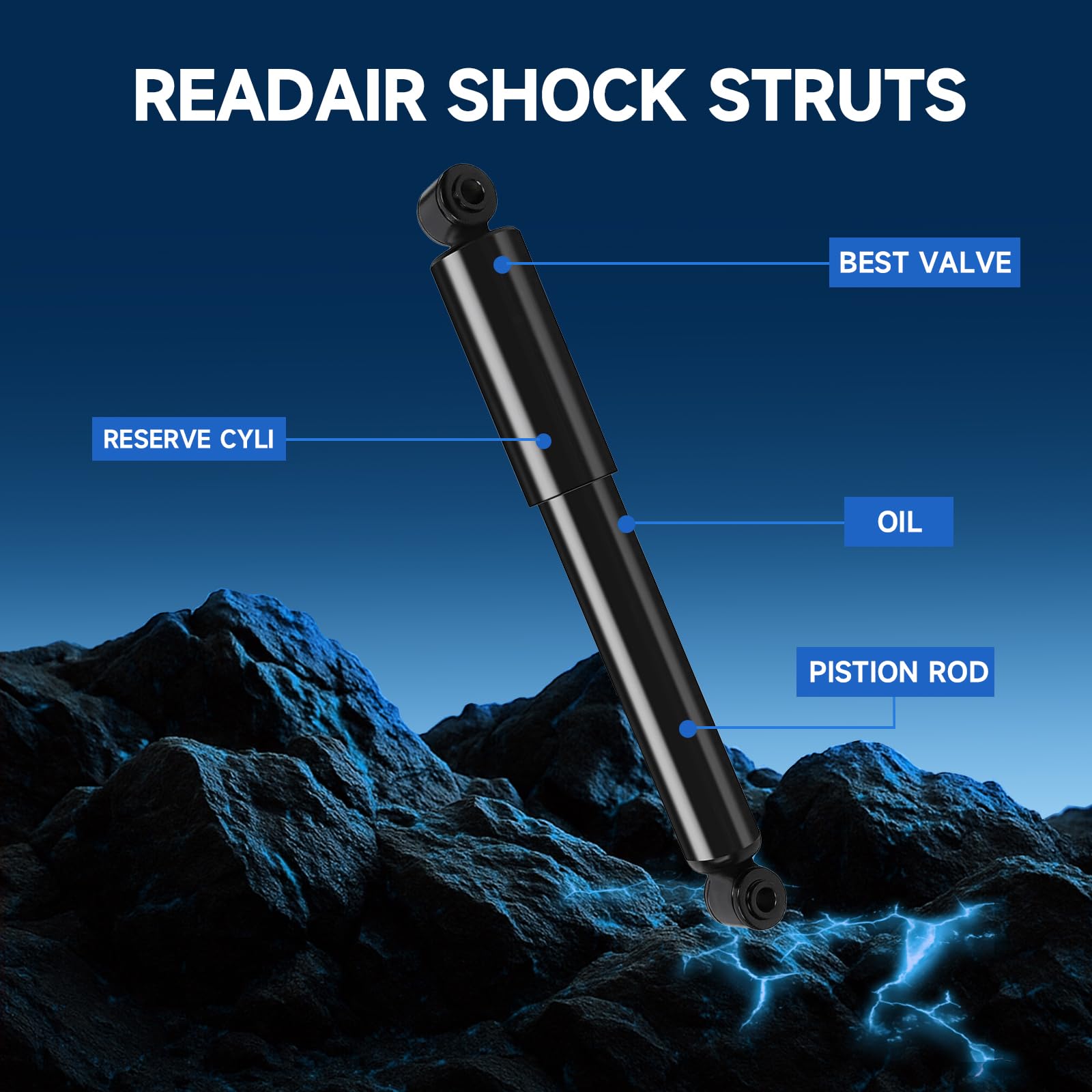 Readair corrosion-protection struts extend life in challenging driving conditions.