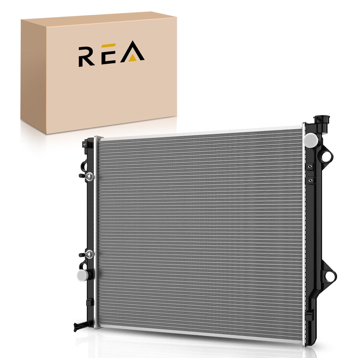Readair engine coolant radiator front view for Toyota 4Runner and FJ Cruiser.