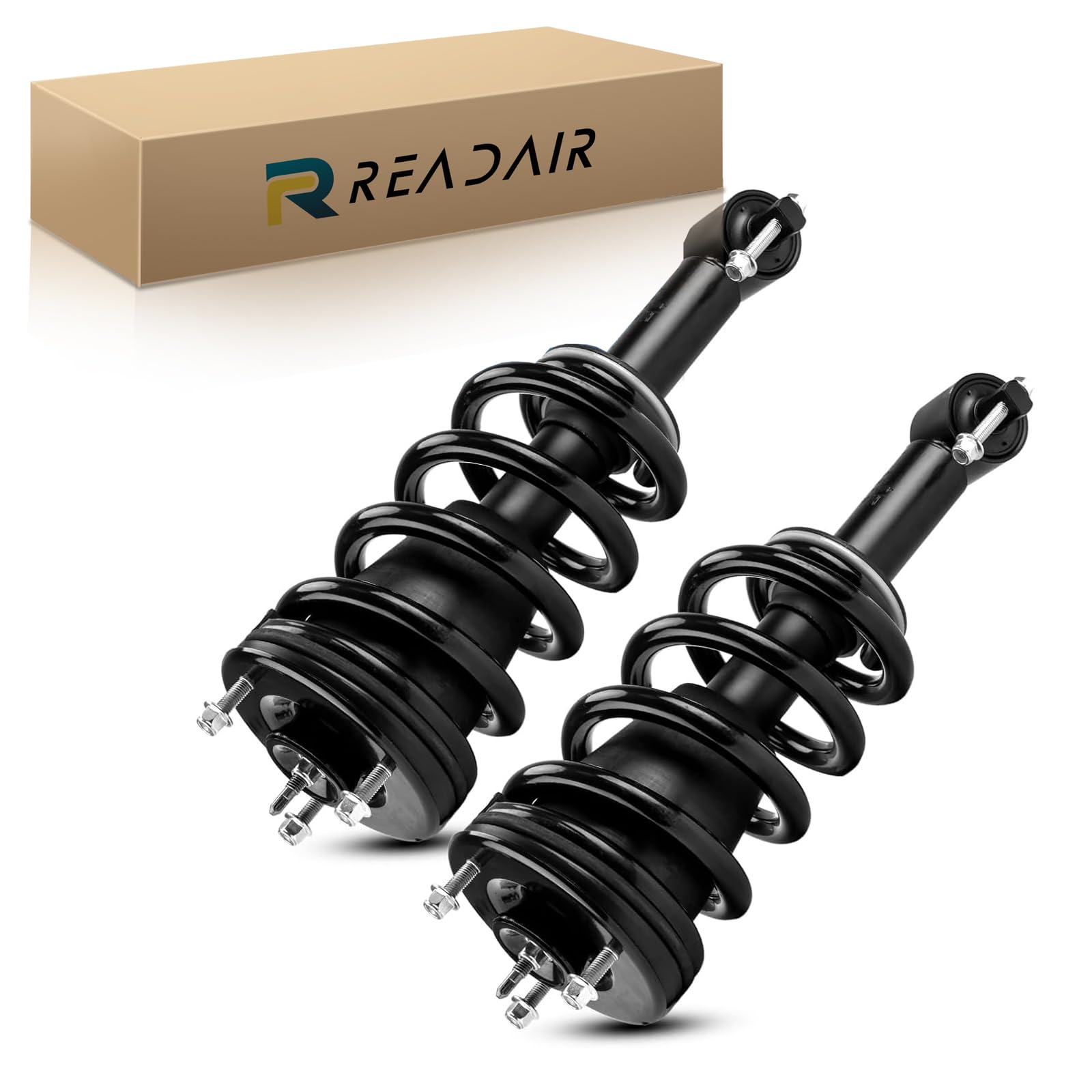 Readair front struts assembly for Sierra 1500-2019 improves ride comfort and stability.