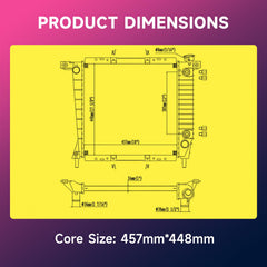 Readair transmission cooler included for improved transmission cooling efficiency.