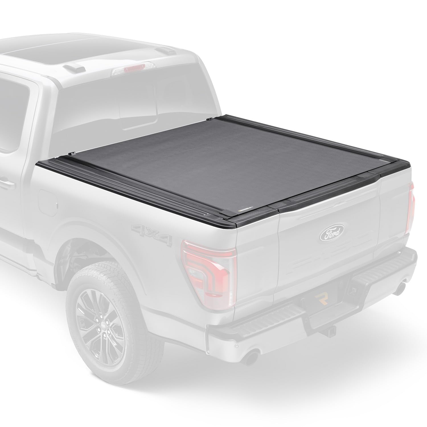 RealTruck BAK Revolver X4s closed view shows secure weatherproof bed protection