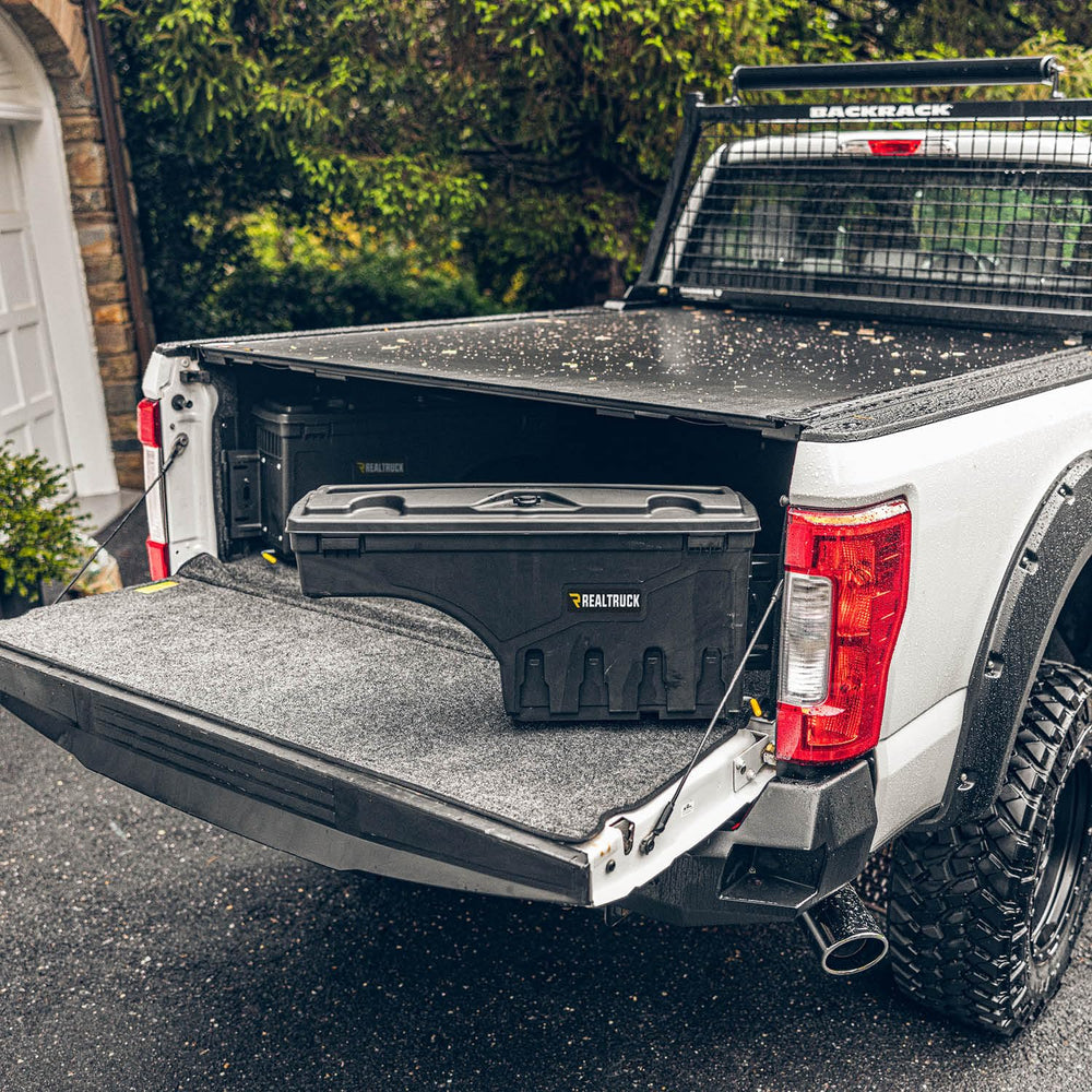 RealTruck SwingCase fits most truck beds with covers