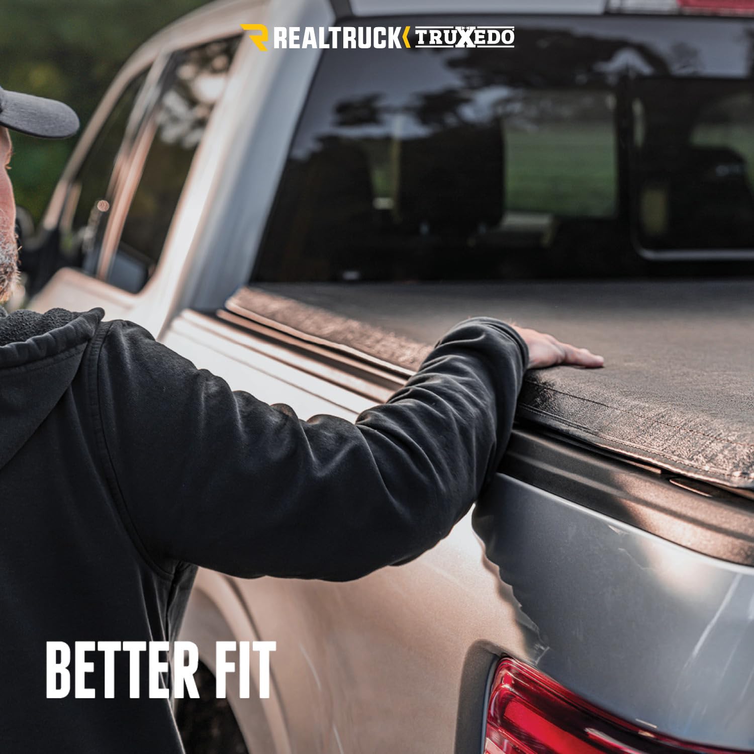 RealTruck TruXport dual latches ease securement at each tailgate side.