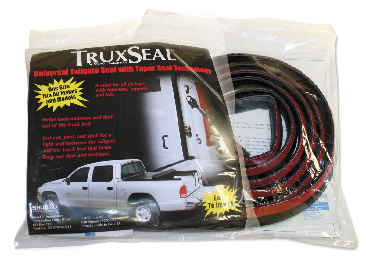 RealTruck TruXseal tailgate seal installed reduces moisture and dust intrusion for pickups