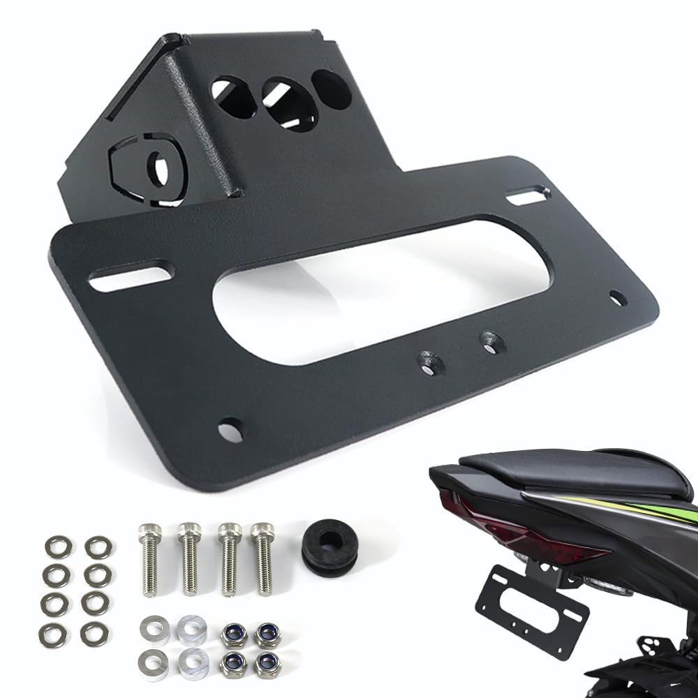 REARACE fender eliminator for Ninja ZX-6R creates a sleek rear silhouette
