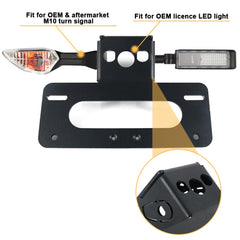 REARACE license plate bracket aluminum resists corrosion for rugged rides