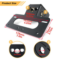 REARACE tail tidy bracket for ZX-6R aligns with OEM LED lighting