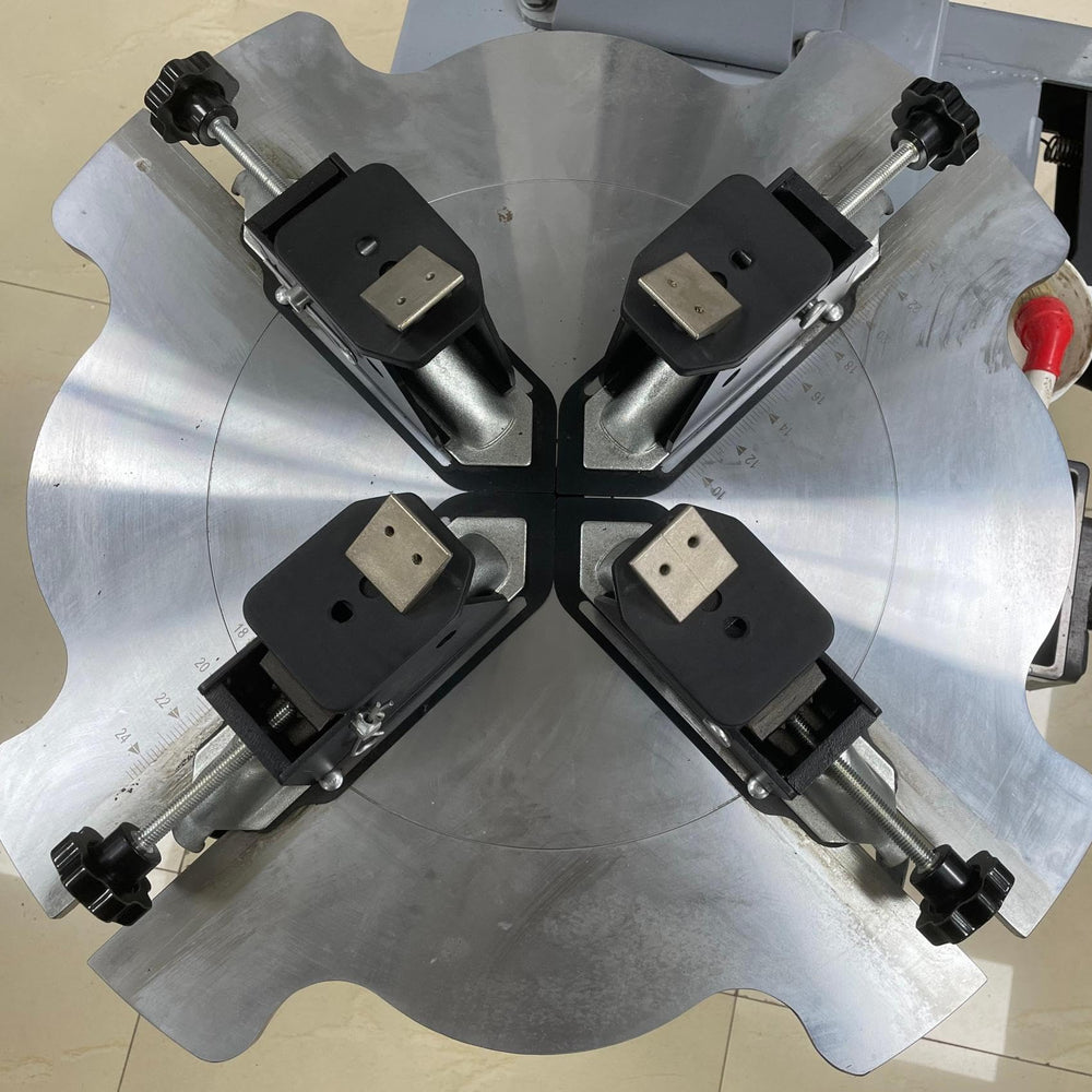 RebarTech rubber pad contacts rim to prevent scratches and stabilize rotation