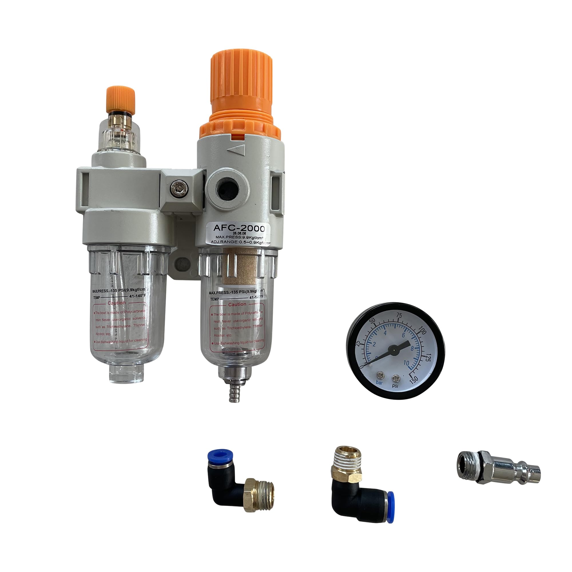 RebarTech water-oil separator in use shows cleaner air flow