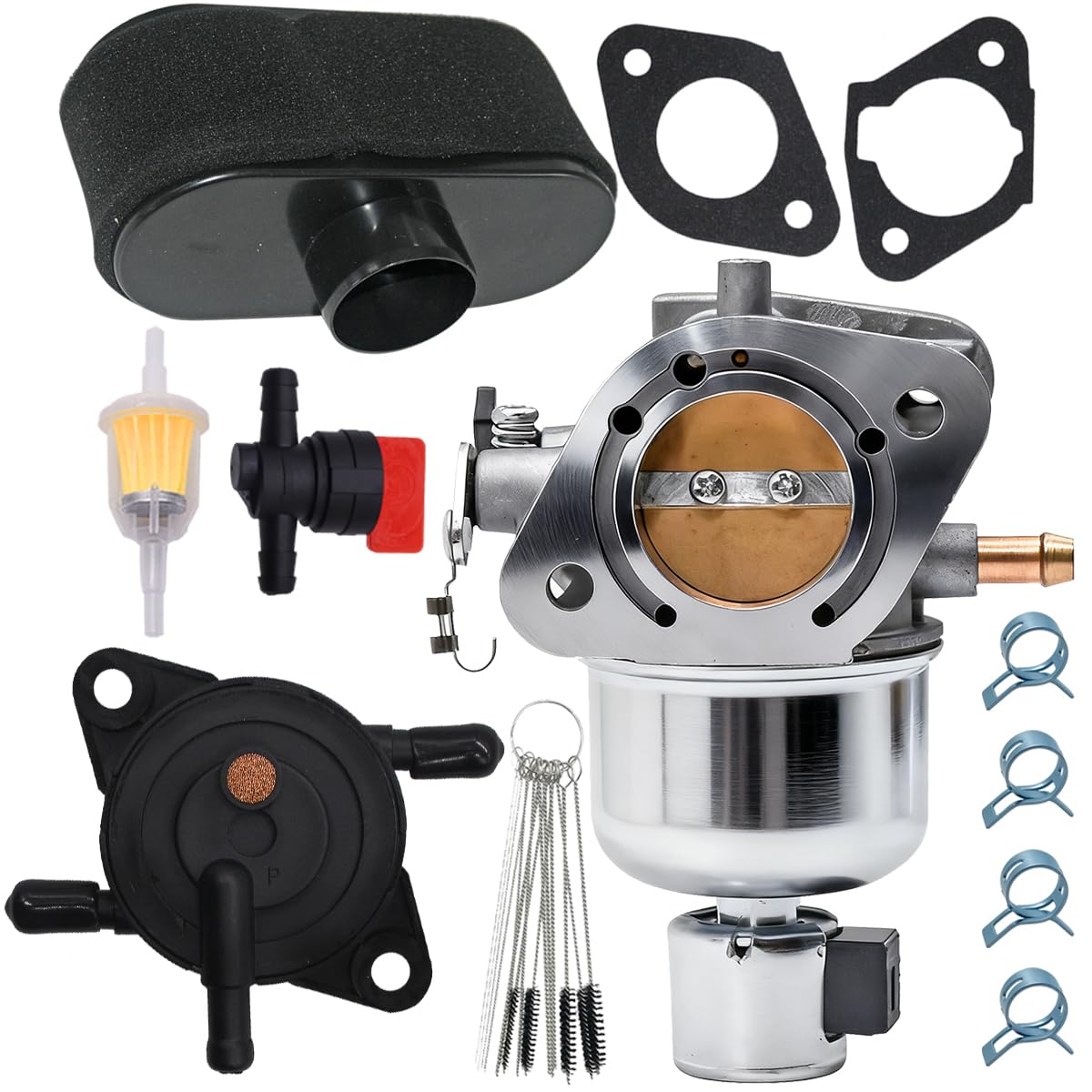 Rebuiman carburetor for Kawasaki FR730V with air filter for reliable fuel delivery