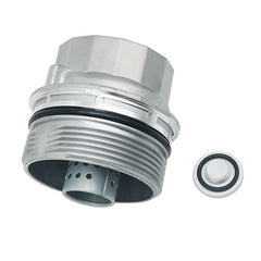 Recajia oil filter housing cap assembly shows a secure seal for engine oil.