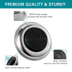 Premium stainless steel Rechabite bowls with durable PVC bottom for wear resistance