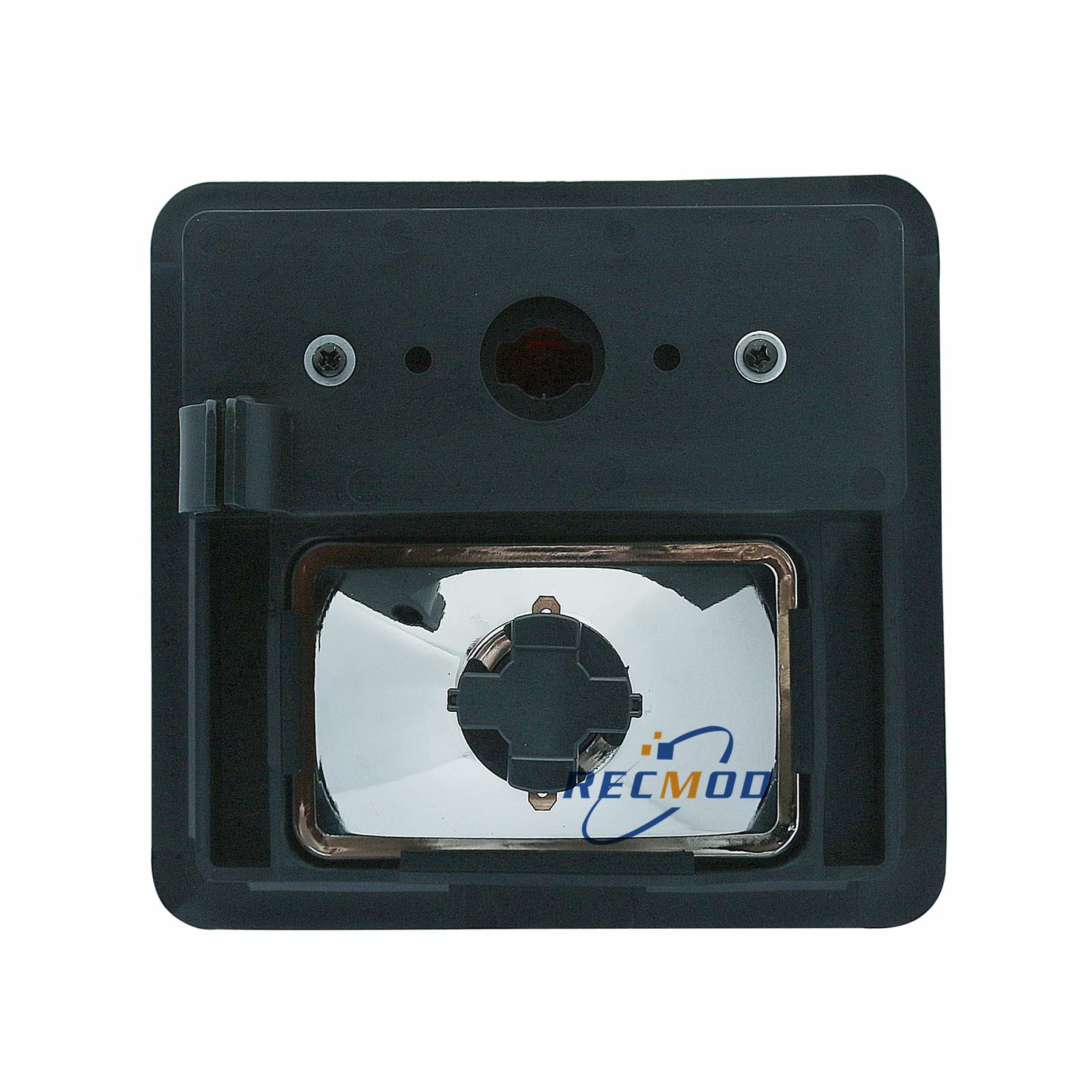 Recmod lens close-up highlights durable construction and weather-ready design