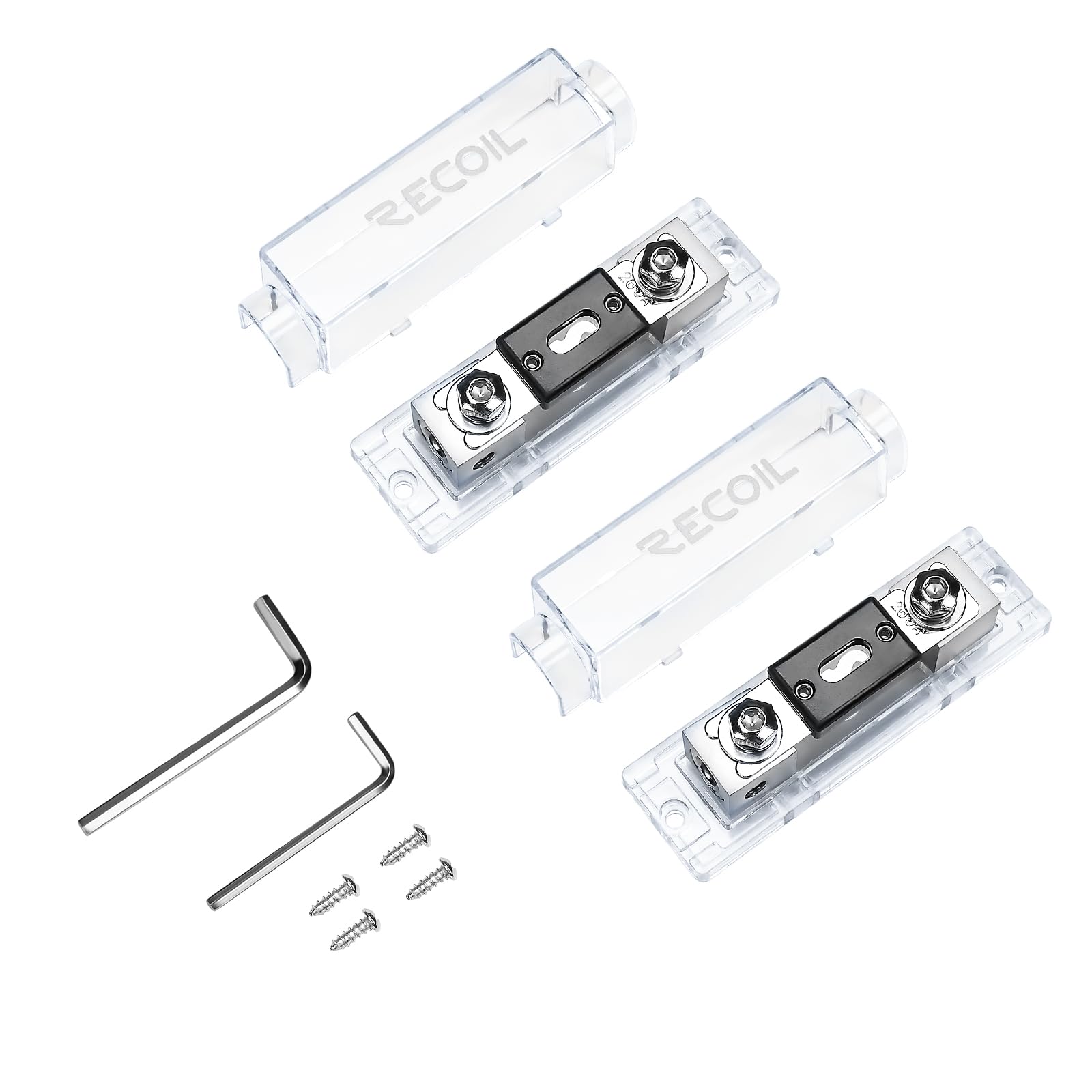 RECOIL ZAFH2-200 in-line fuse-holders with a sturdy zinc die-cast body for durable power distribution.