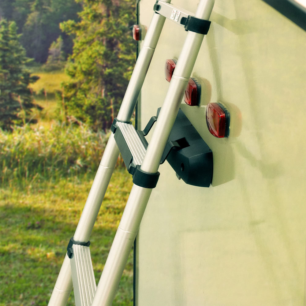 RecPro ladder steps include locking mechanism for safety during climbs