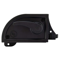 RecPro Black Camper Screen Latch on exterior door adds simple security without keys.