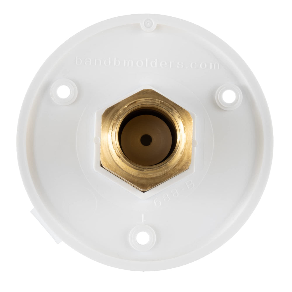 Brass pipe threads ensure a secure, leak-free fill with RecPro inlet