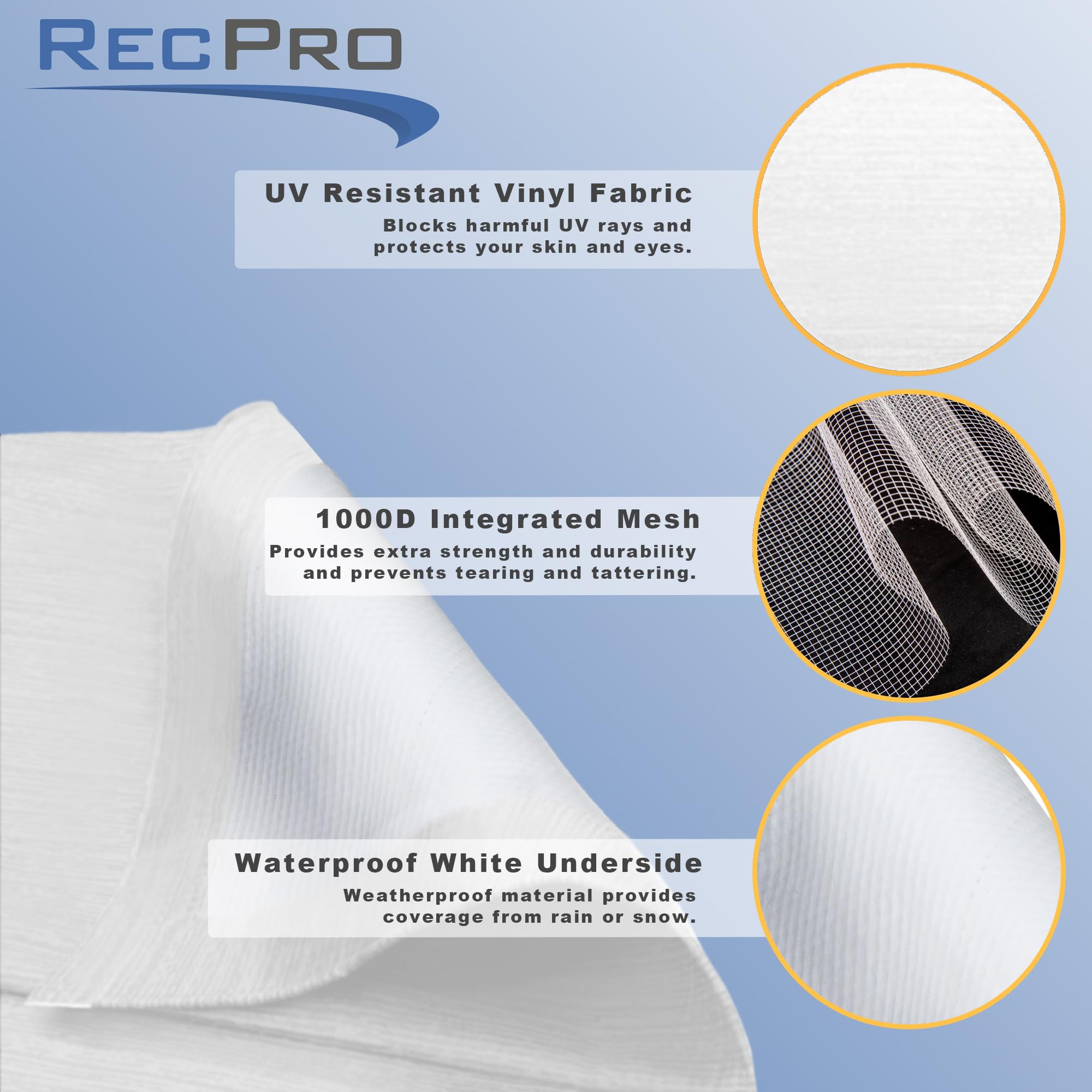 RecPro universal-fit track compatibility demonstrated for easy installation