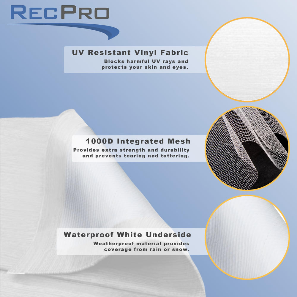 RecPro universal-fit track compatibility demonstrated for easy installation