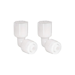 RecPro 1/2-inch compression elbow connects PEX to a faucet for RV plumbing.