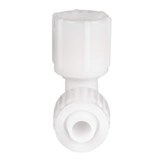 RecPro gray tubing elbow connector enables fast RV plumbing repairs.