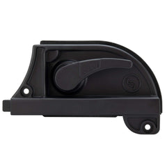 RecPro RV Screen Door Latch knob-action demonstrates simple, tool-free opening on right-hand door.