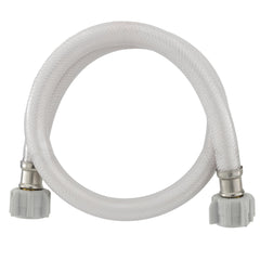 RecPro RV Water Hose with braided PVC exterior showing rugged durability for faucet connections