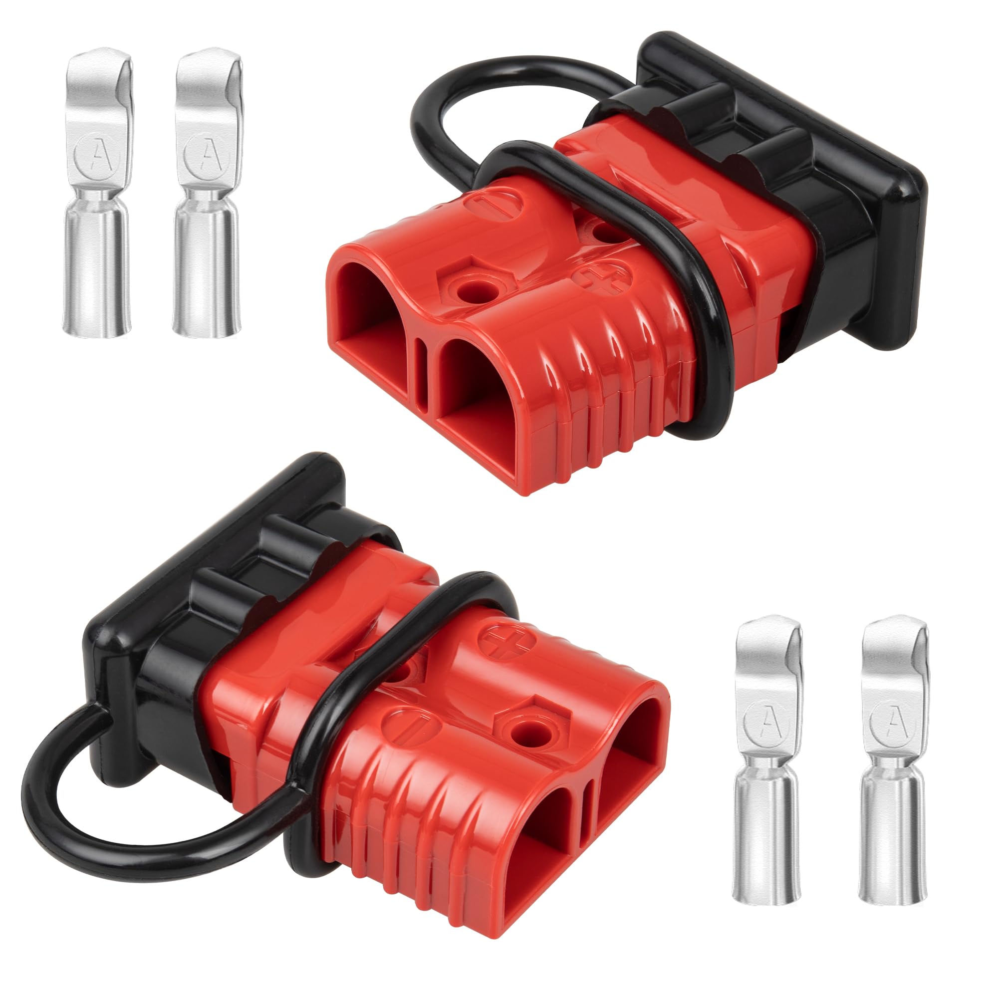 RED WOLF 175A battery quick connector main view shows rugged outdoor-ready design.
