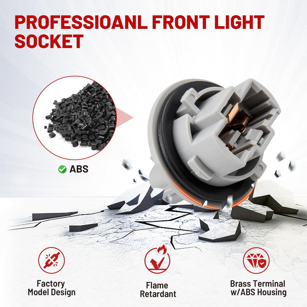 RED WOLF ABS heat-resistant socket designed for durability