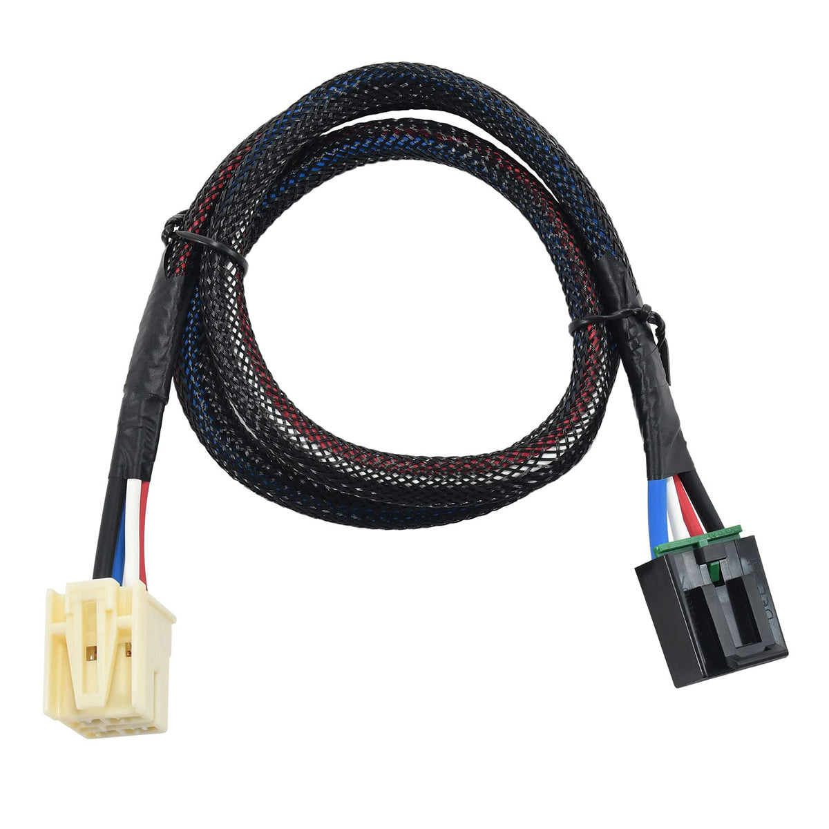 RED WOLF brake control adapter harness for plug-and-play installation and reliable connections.
